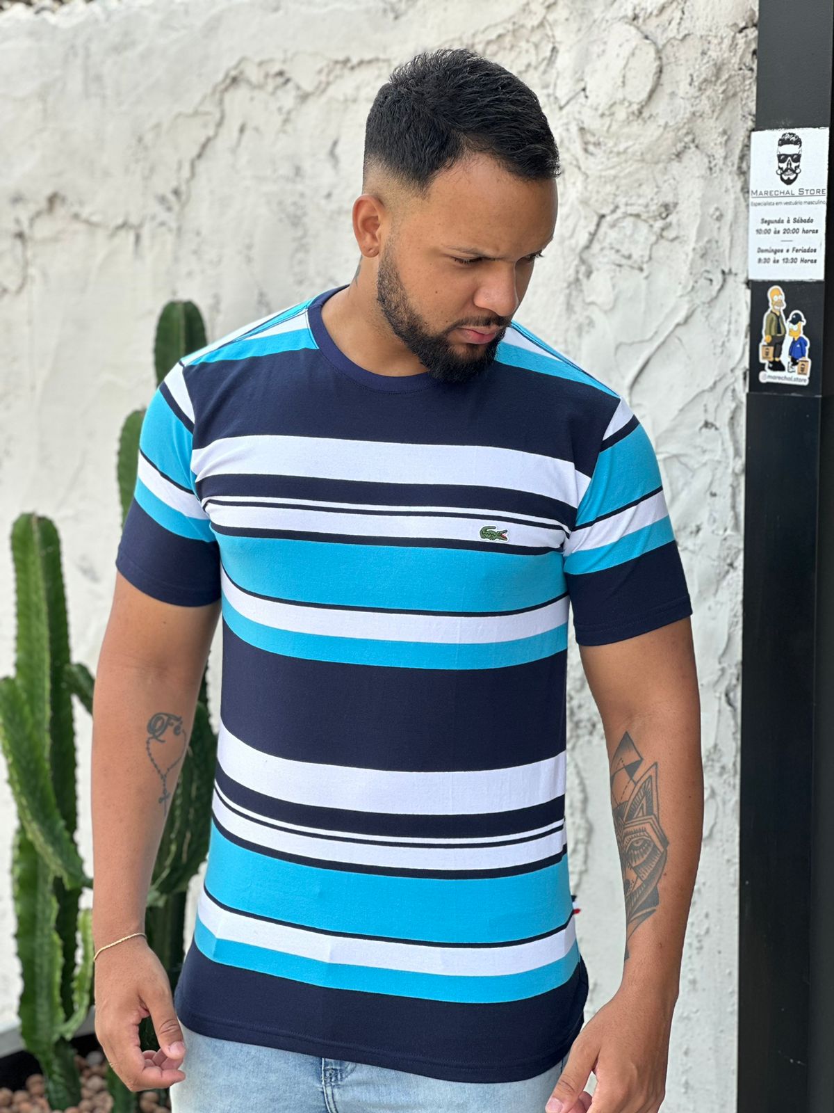 Camiseta Listrada