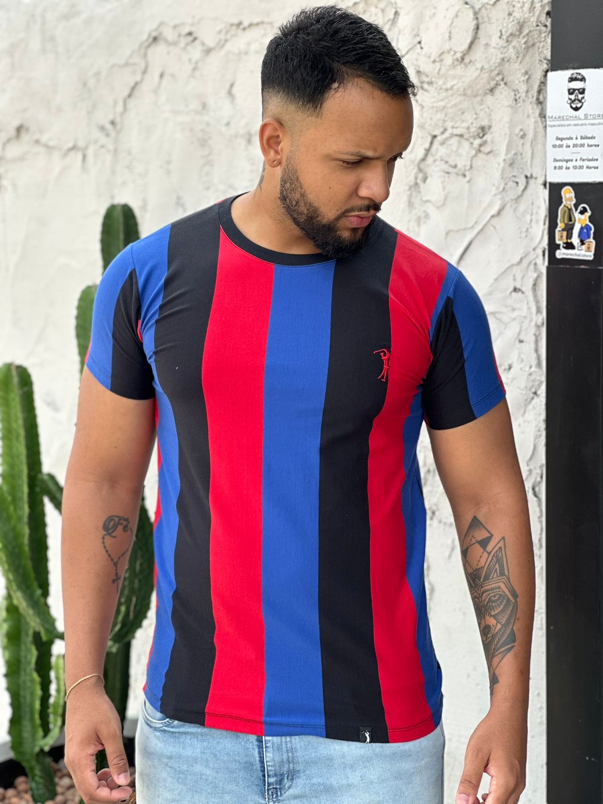Camiseta Listrada