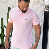 Camisa Polo Rosa Claro