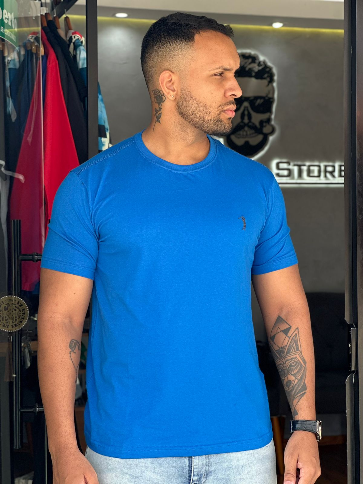 Camiseta Aleatory Azul Royal