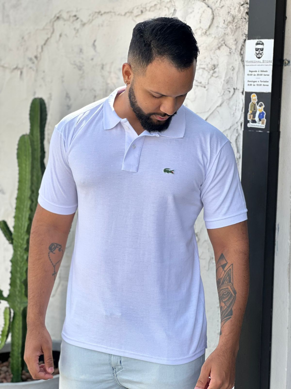 Camisa Polo Branco