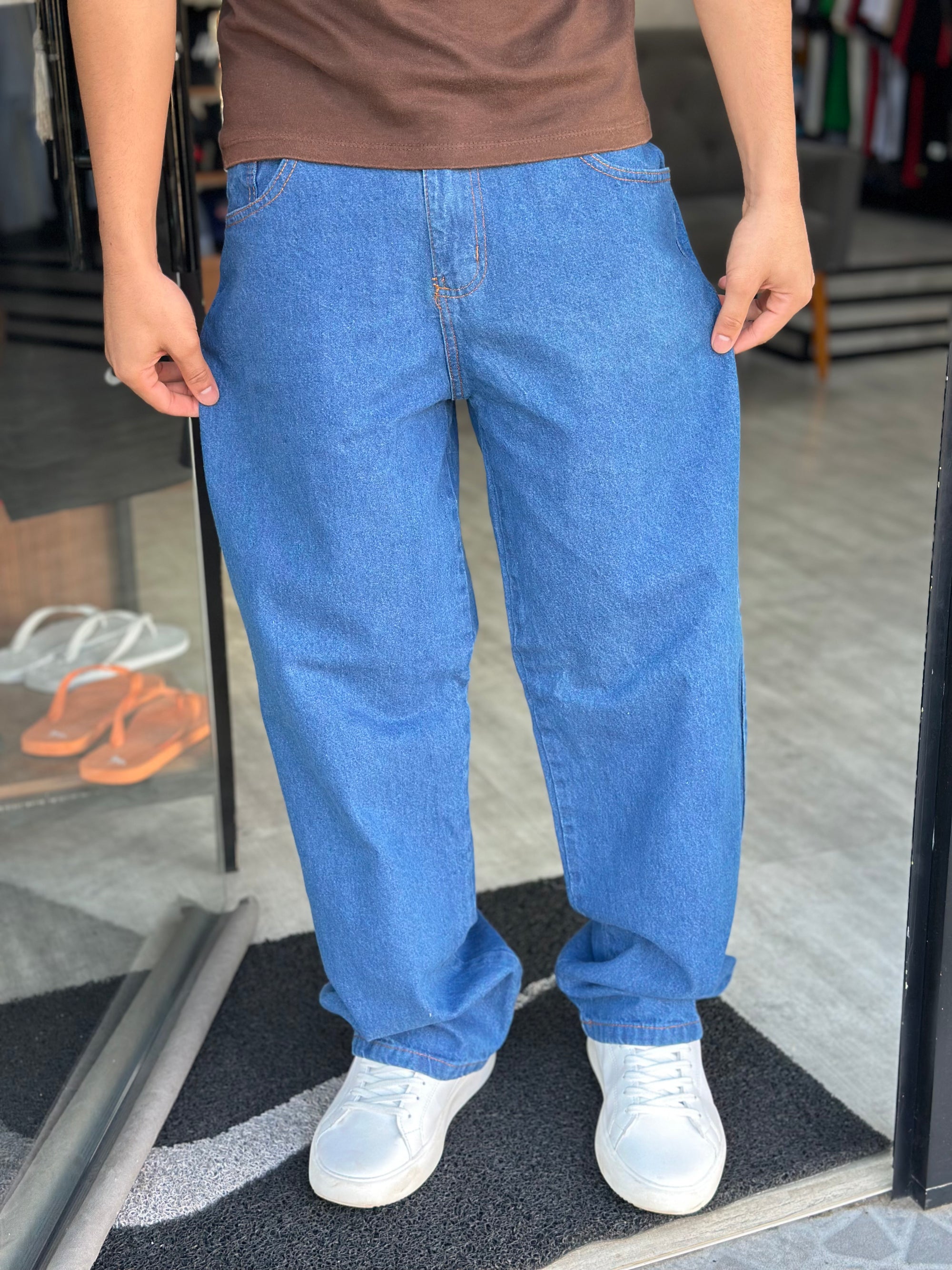 Calça Jeans Balao