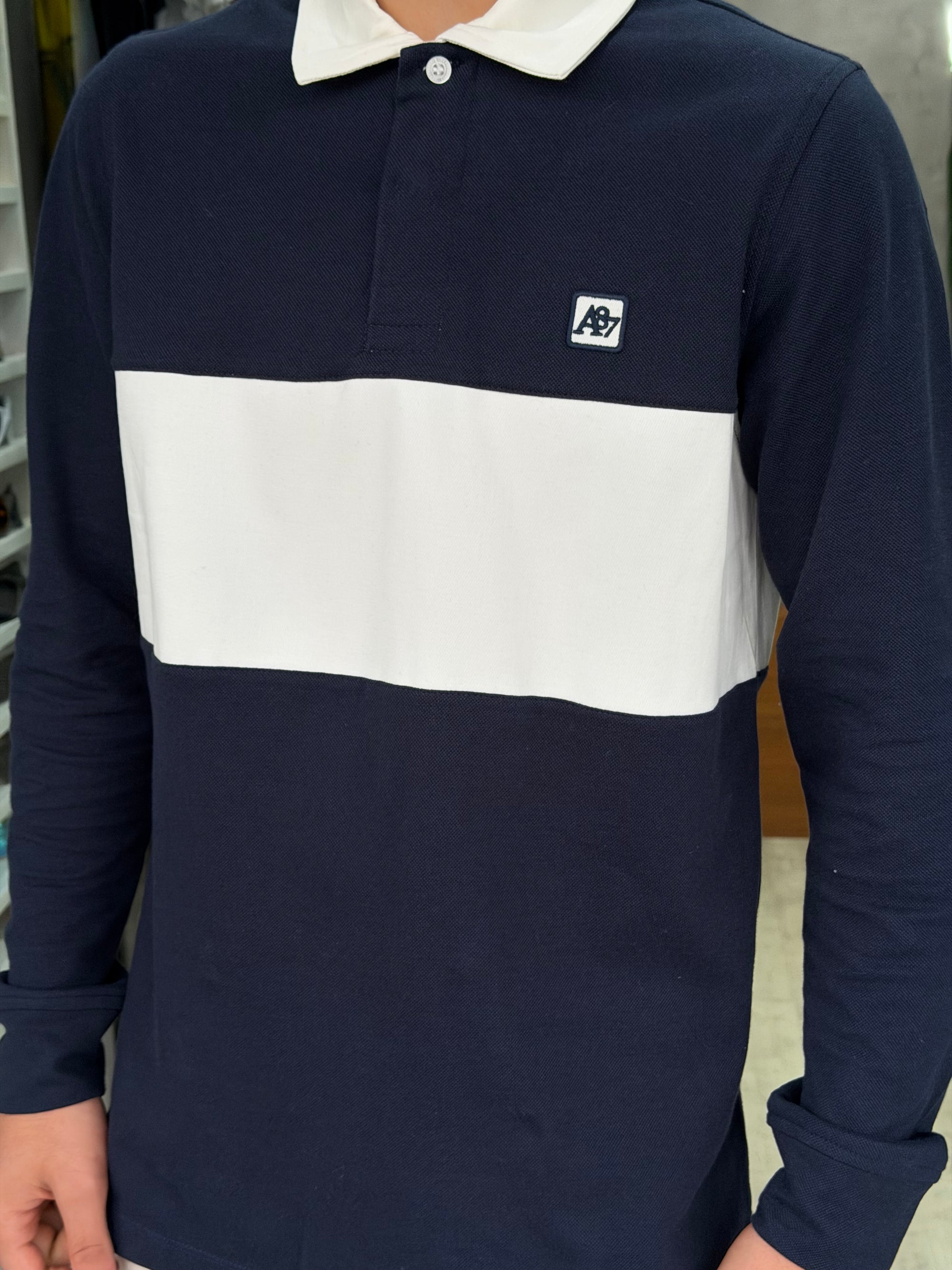 Camisa Polo Manga Longa Aeropostale