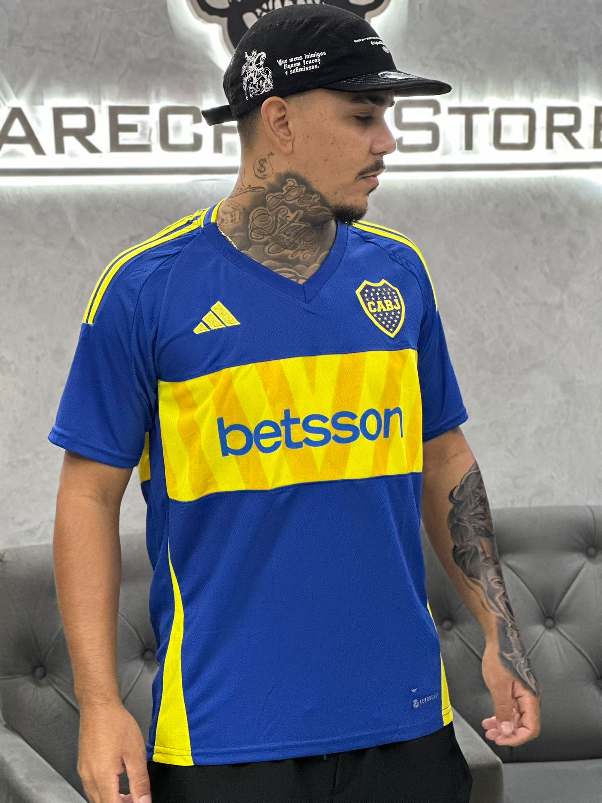 Camiseta de Time Boca Juniors