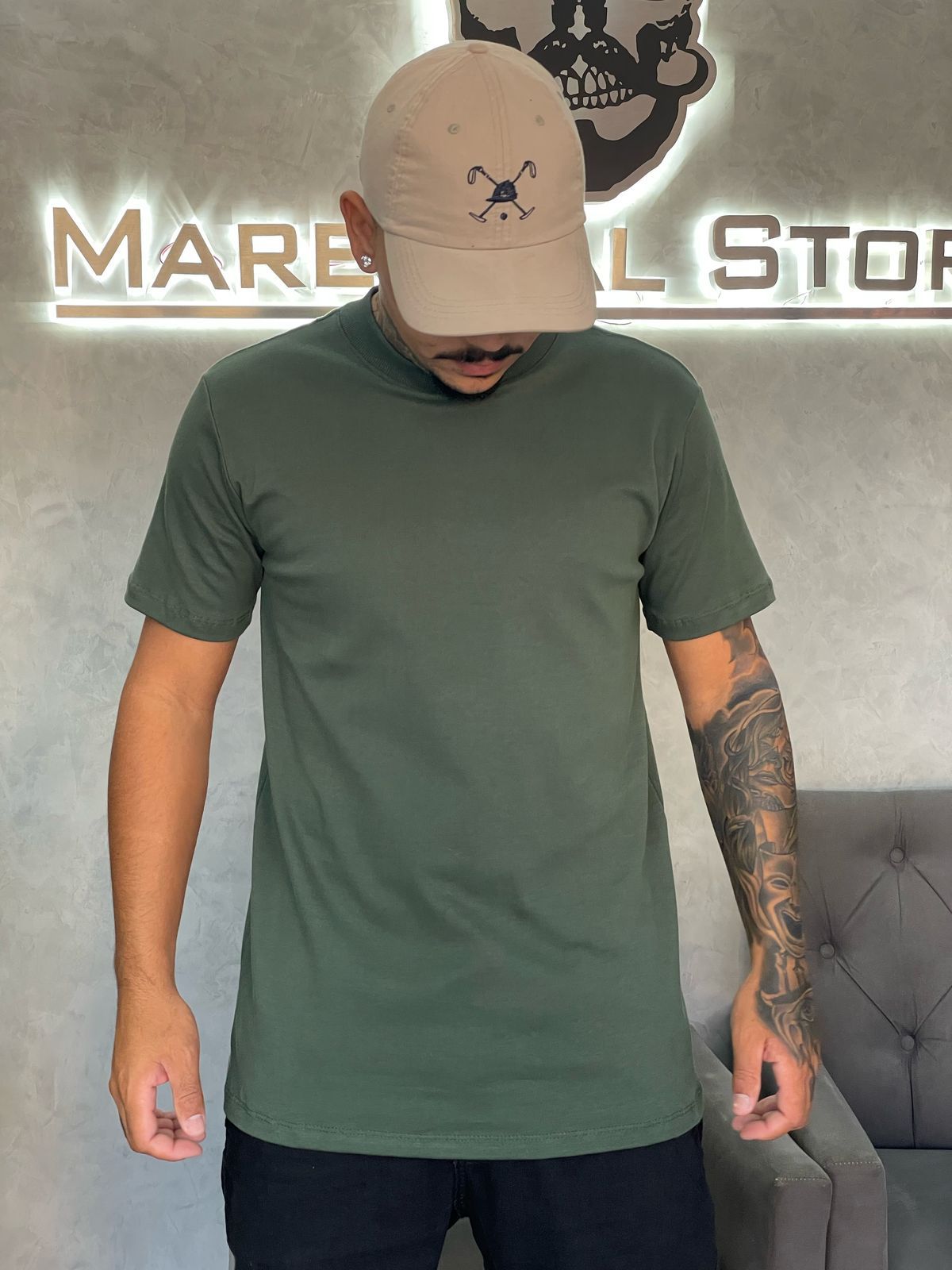 Camiseta Gola Média Marechal Store