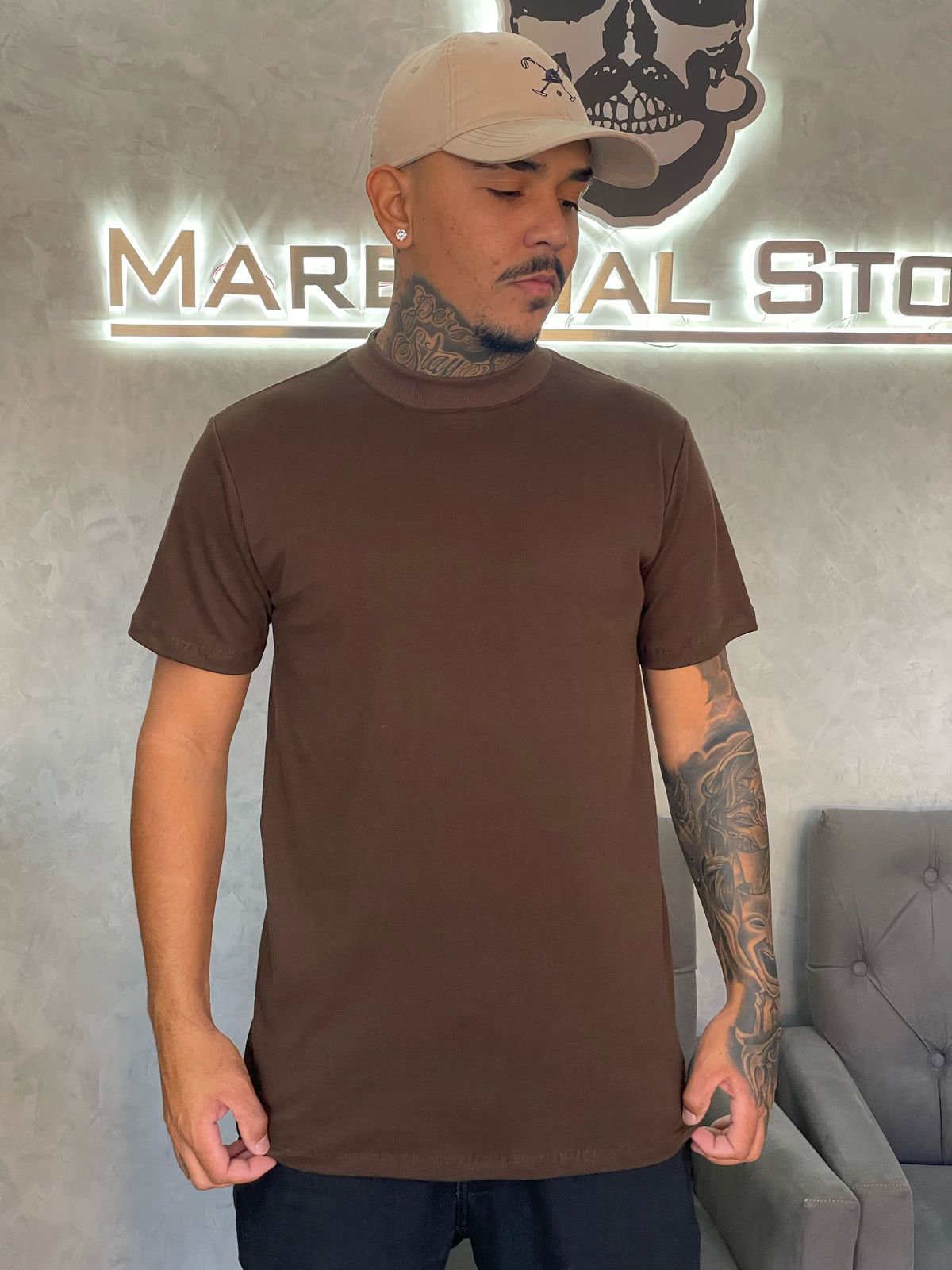Camiseta Gola Média Marechal Store