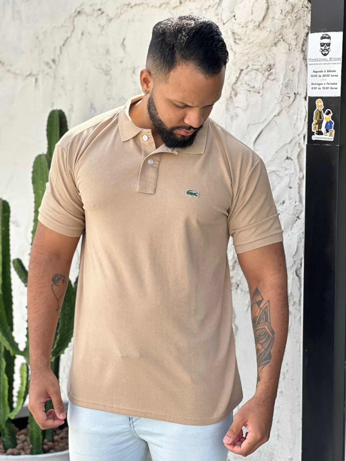 Camisa Polo Nude