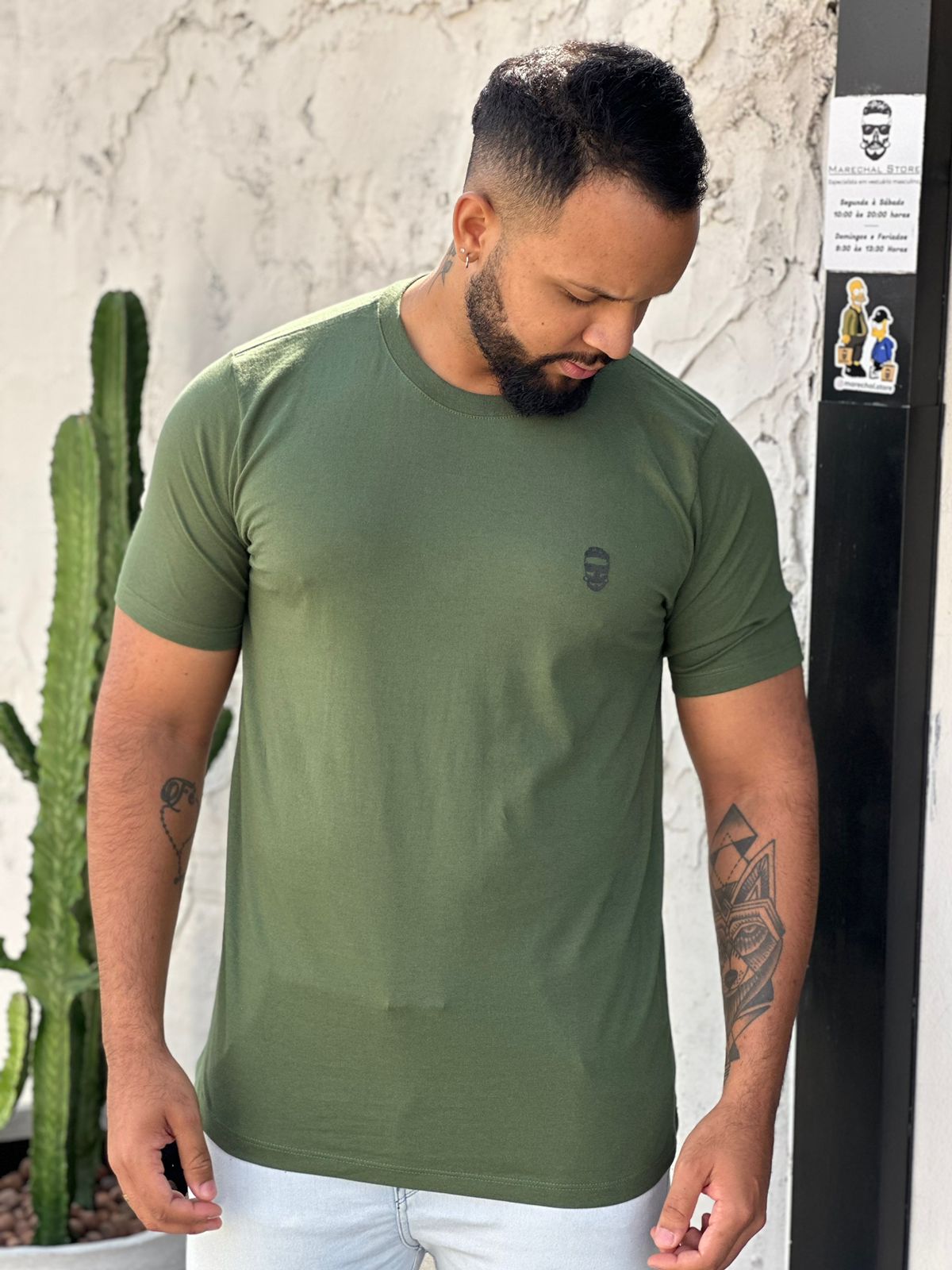 Camiseta Marechal Store- Verde Militar