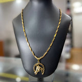 Colar Traço Dourado  Banhado